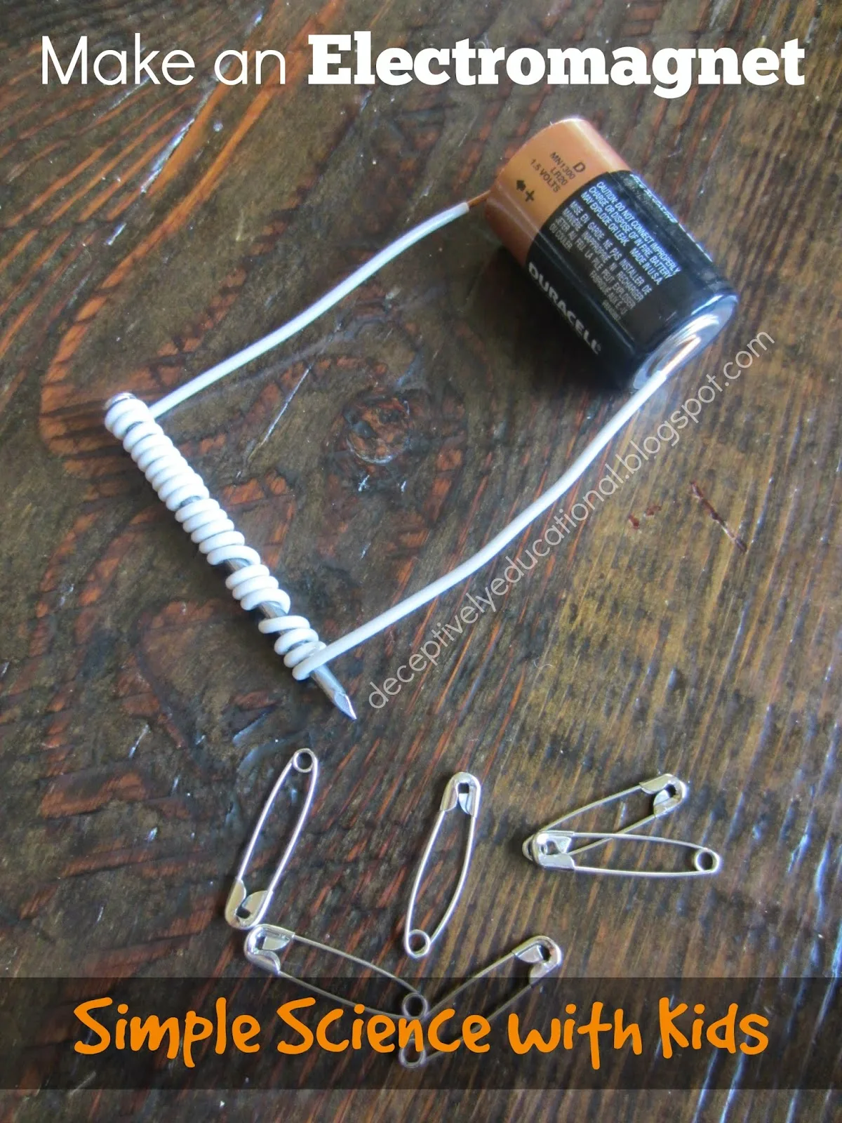 Build an Electromagnet Using a Battery
