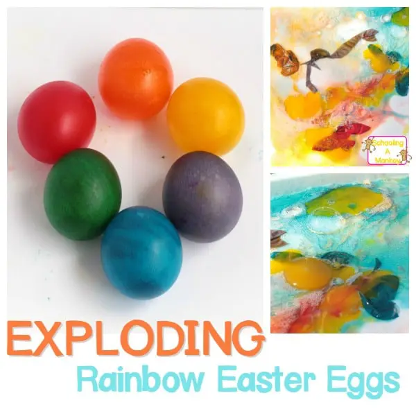 Exploding Rainbow Easter Egg