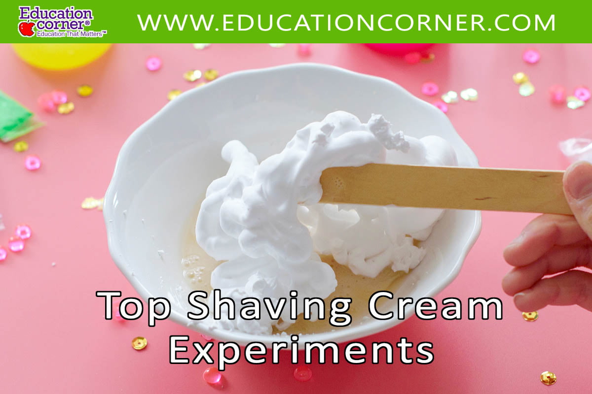 Shaving cream experiments