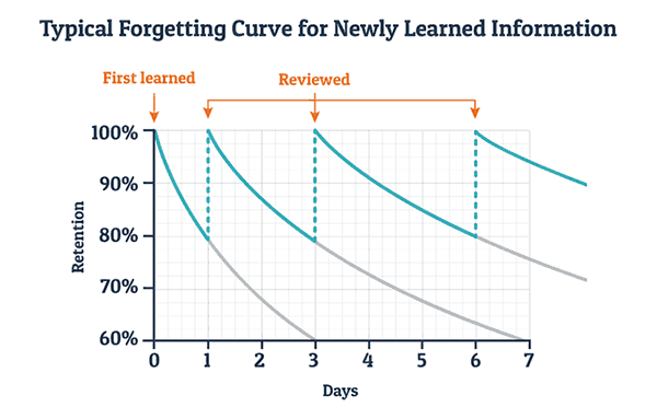 Forgetting Curve Graph