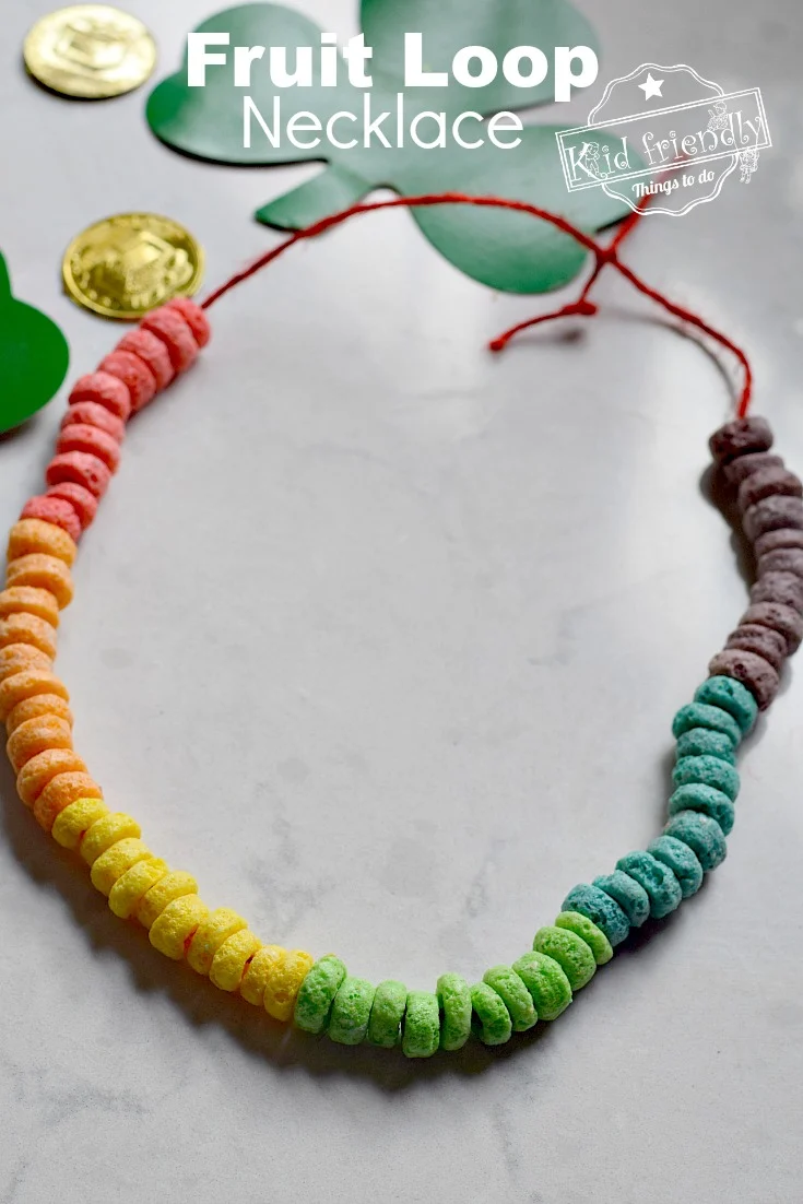 Rainbow Fruit Loop Necklace