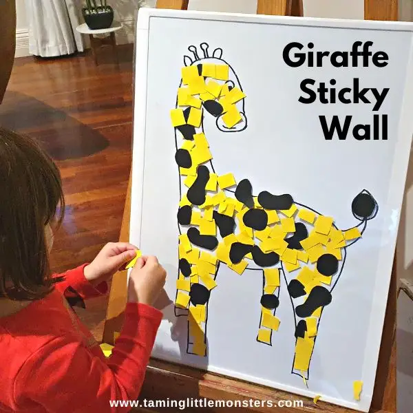 Giraffe Sticky Wall