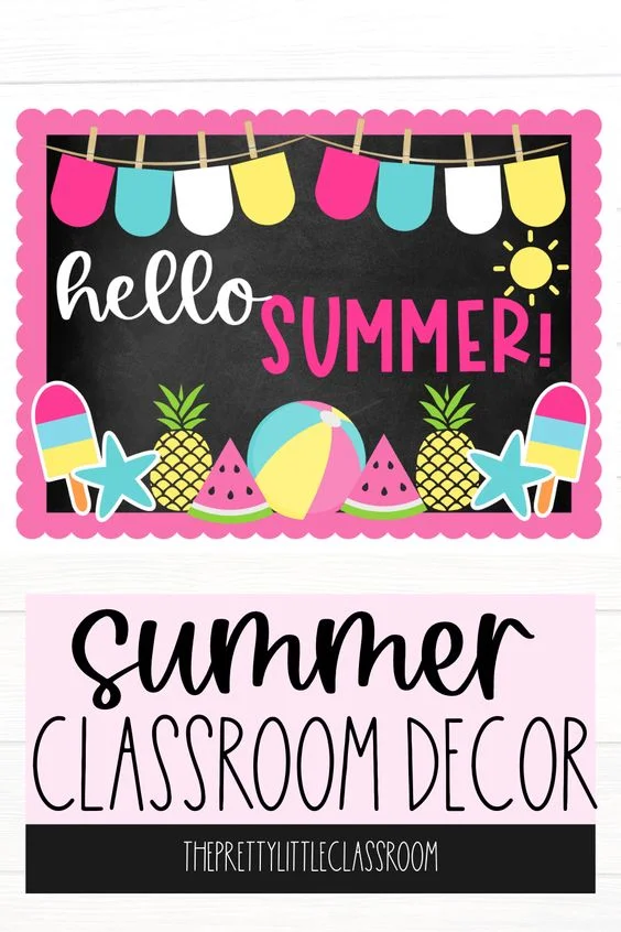 "Hello Summer" Bulletin Board