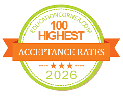 highest acceptance rates in 2026