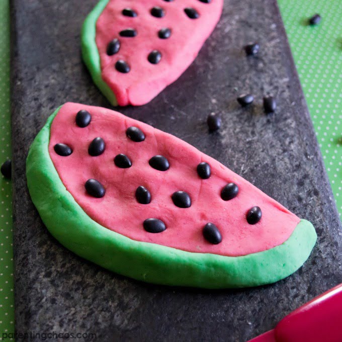 Watermelon Play Dough