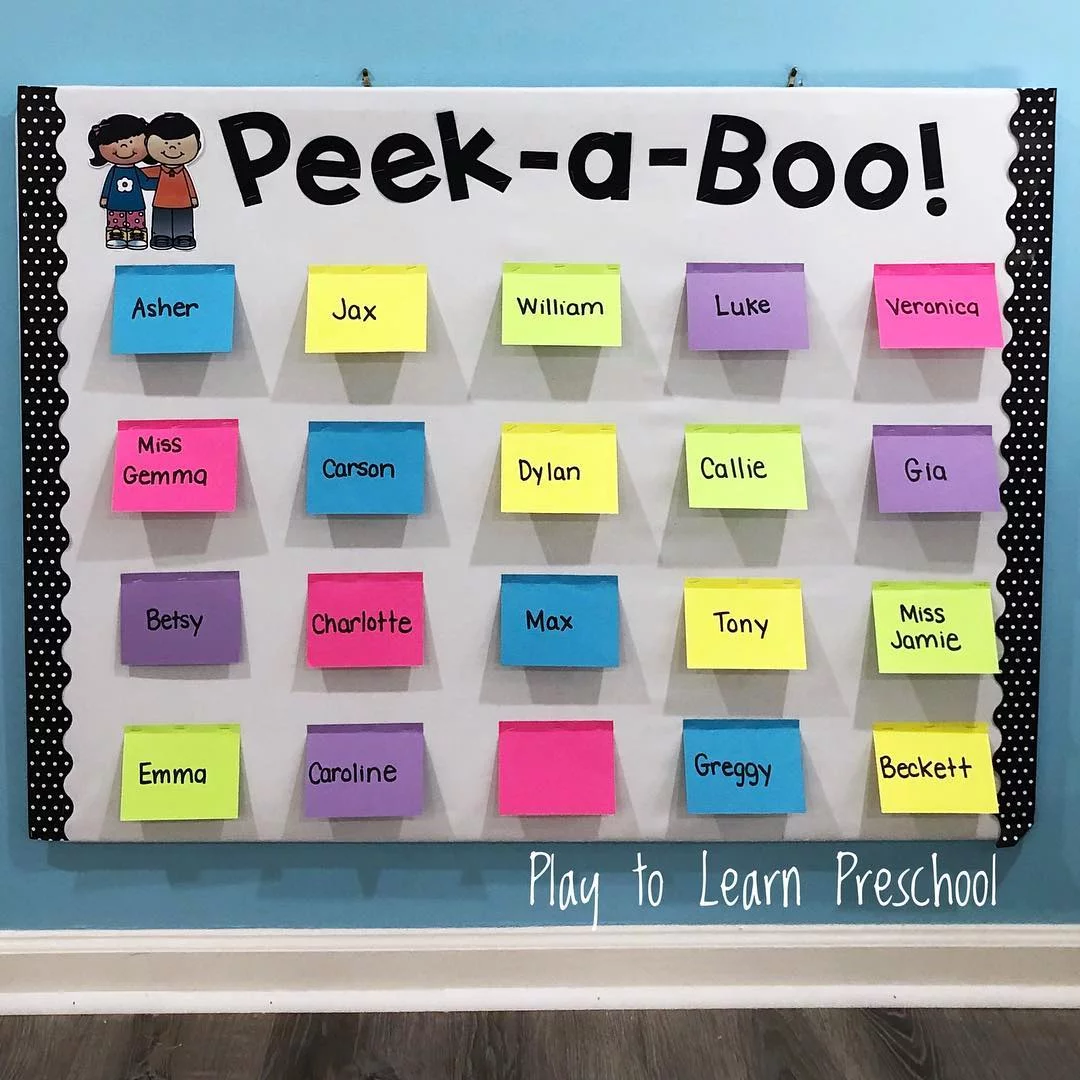 Peek-A-Boo Board