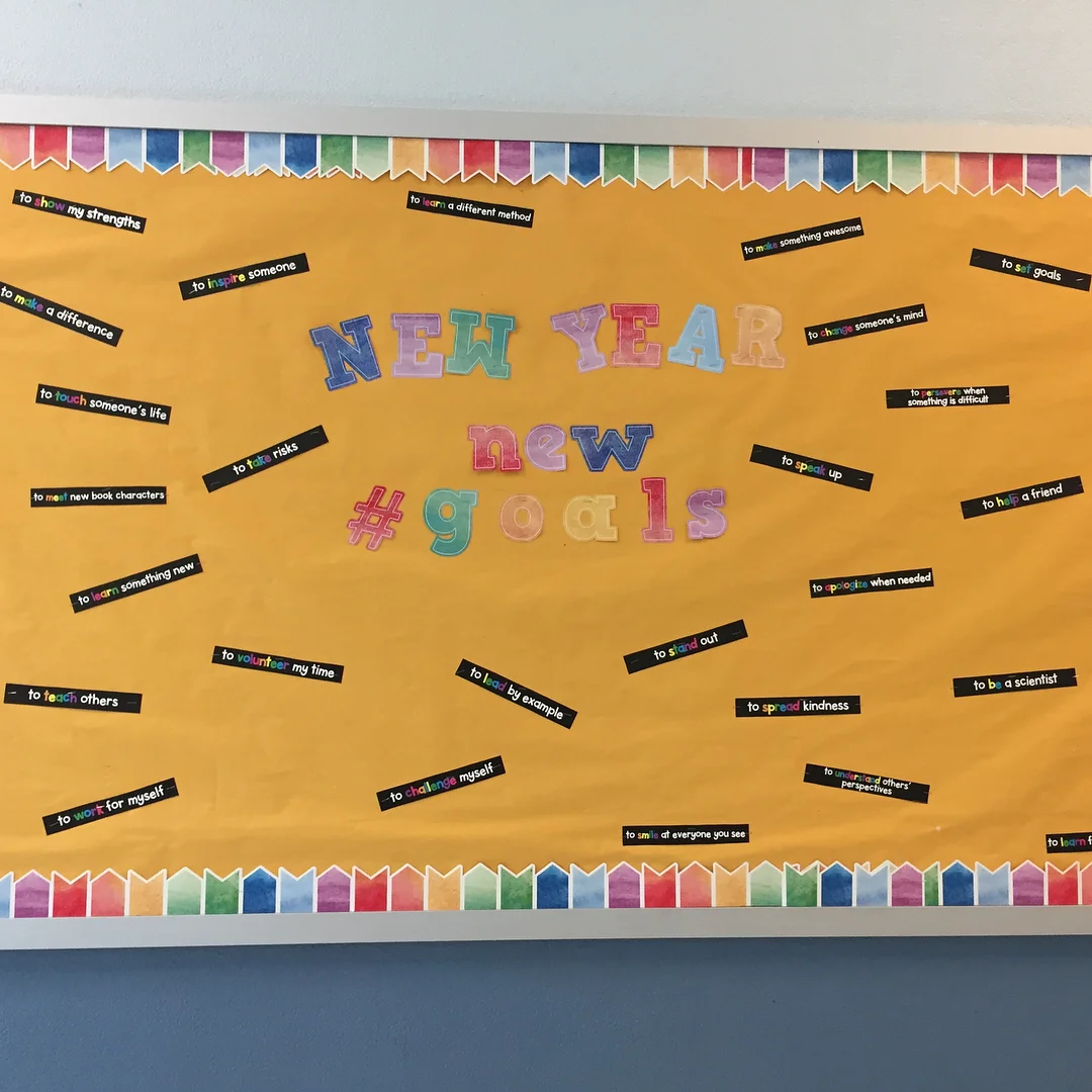 New Year, New Goals Board