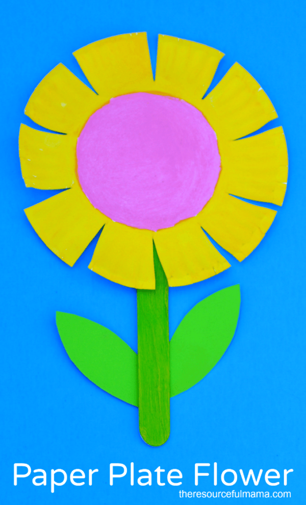 Paper Plate Flower Craft