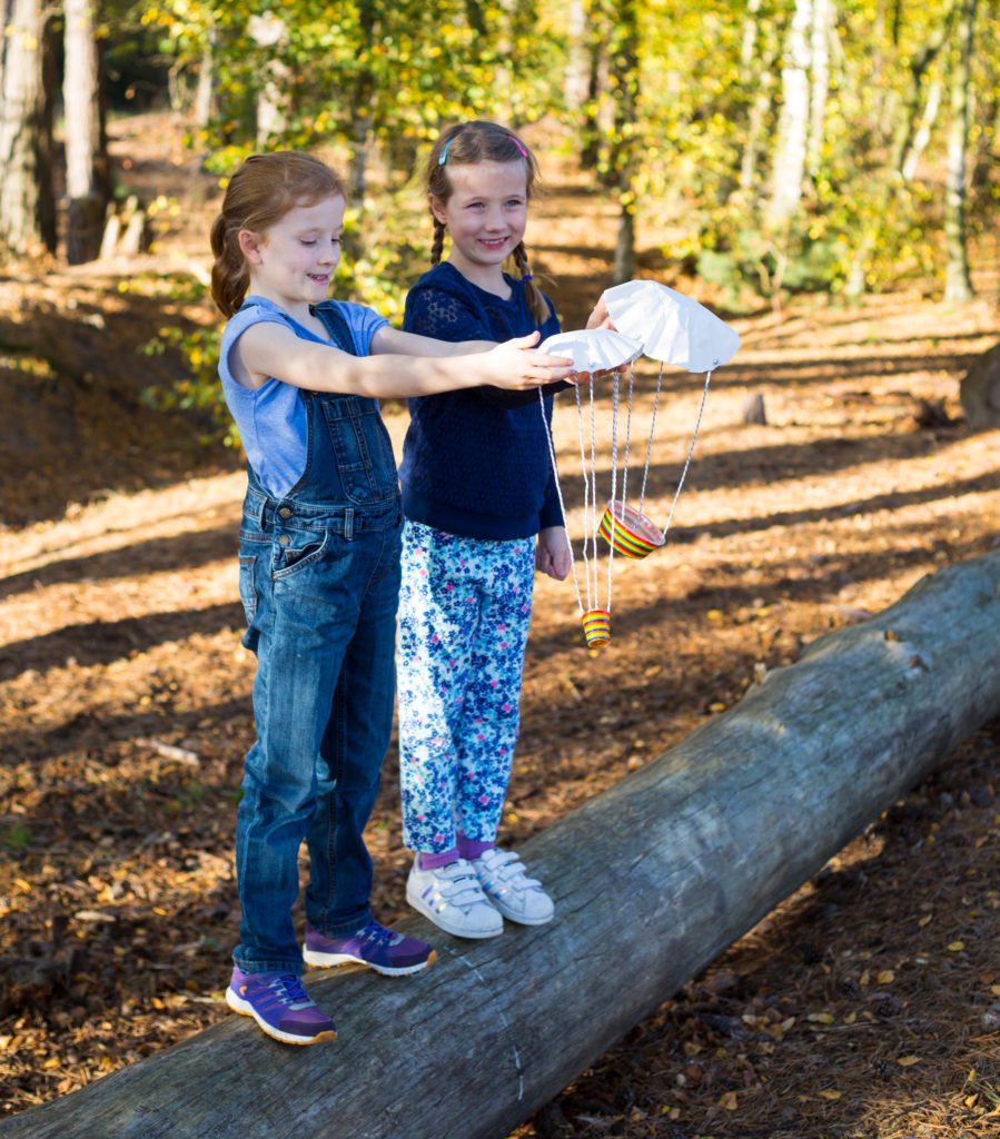 Parachute Egg Drop Experiment