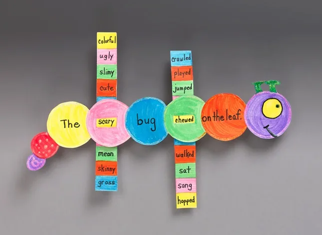 Caterpillar Word Slider