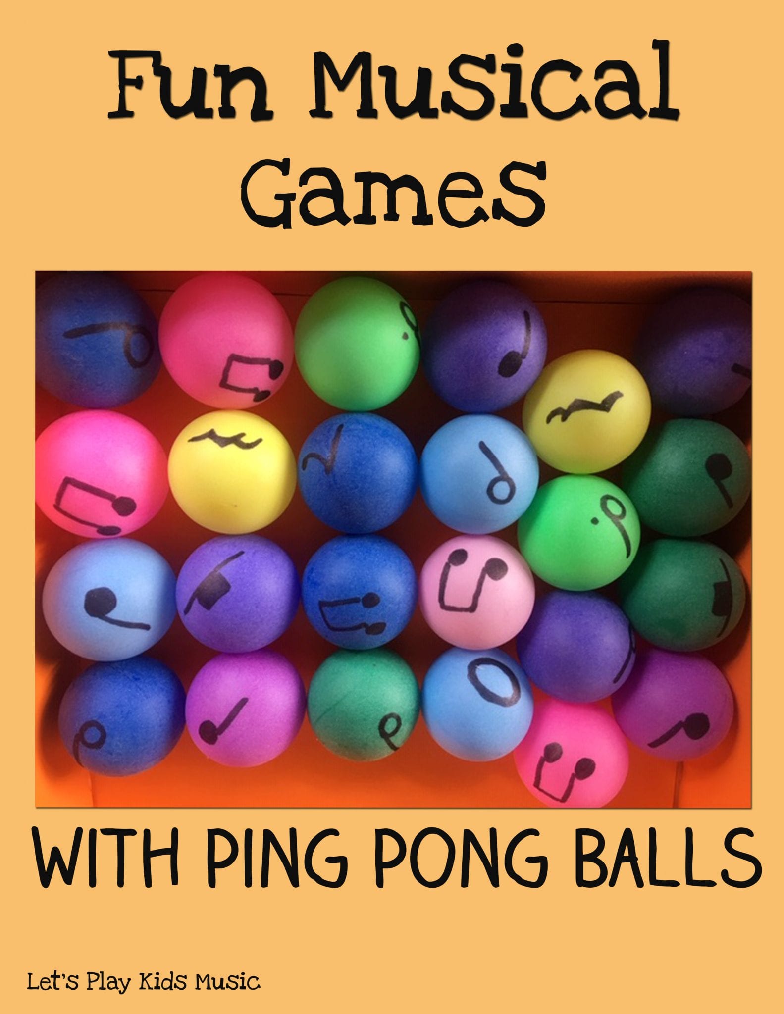 Fun Musical Games with Ping Pongs
