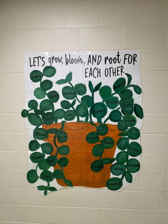 Let's Grow, Bloom and Root for Each Other