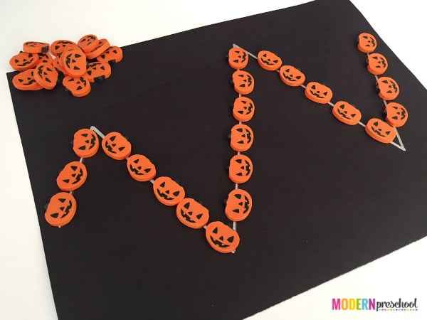 Pumpkin Pre-writing Activity