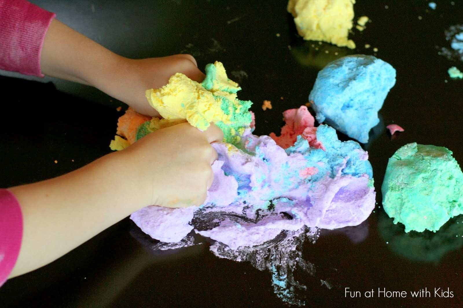 Rainbow Foam Dough