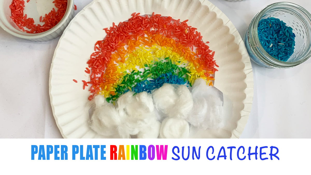Rainbow Sun Catcher Craft
