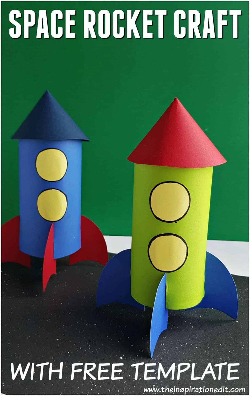 Homemade Rocket Craft for Kids