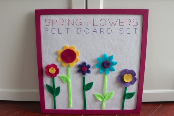 Spring Flowers Felt Board Set