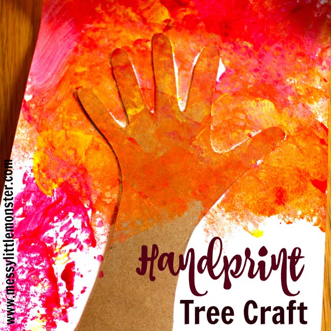Handprint Autumn Tree Craft
