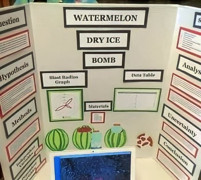 Watermelon Dry Ice Explosion