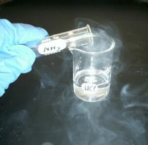 White Smoke Chemistry Demonstration