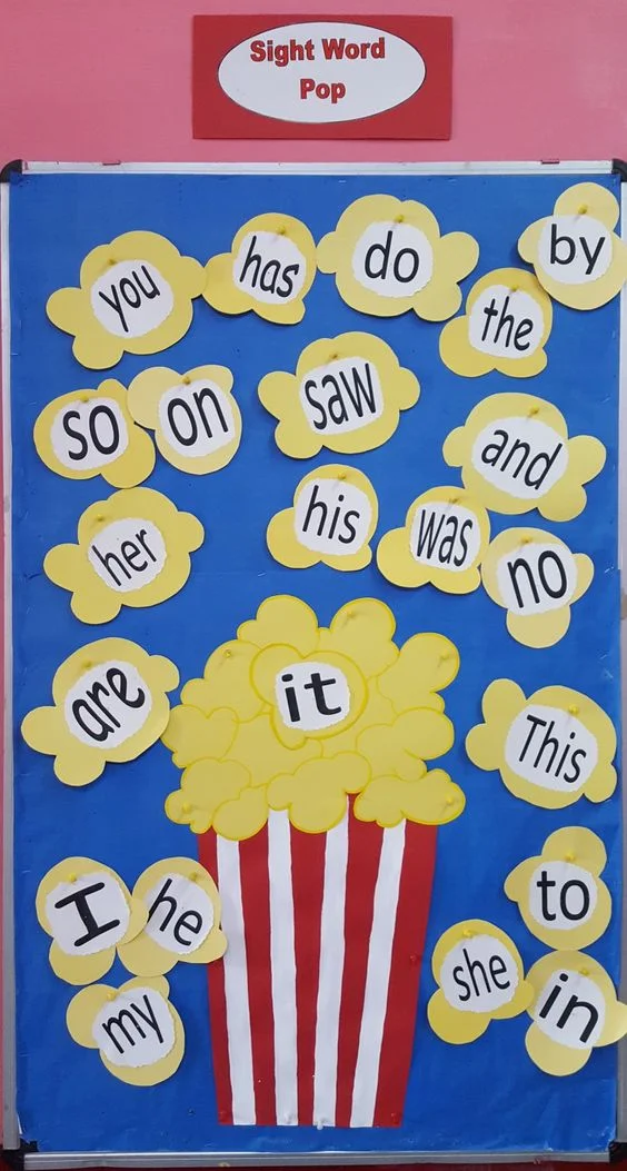 Popping Word Wall